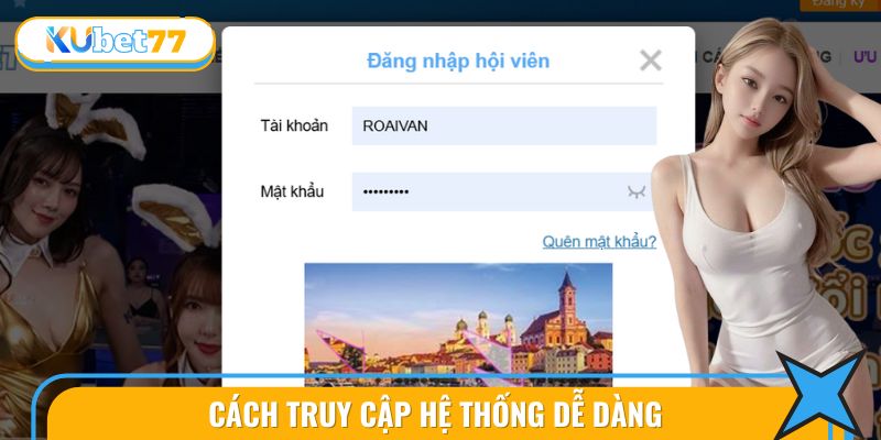 Hướng Dẫn Đăng Ký Và Đăng Nhập KUBET77 3 4 bước để đăng nhập vào nhà cái nhanh gọn chuẩn