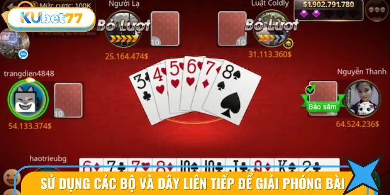 Hướng Dẫn Chi Tiết Cách Chơi Bài Sâm Lốc Cho Tân Binh 4 Ưu tiên đánh các bộ và dây trước để dọn bài một cách hiệu quả